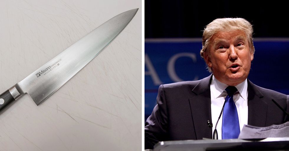 Woman Claims Trump Being President Caused Her to Stab Herself