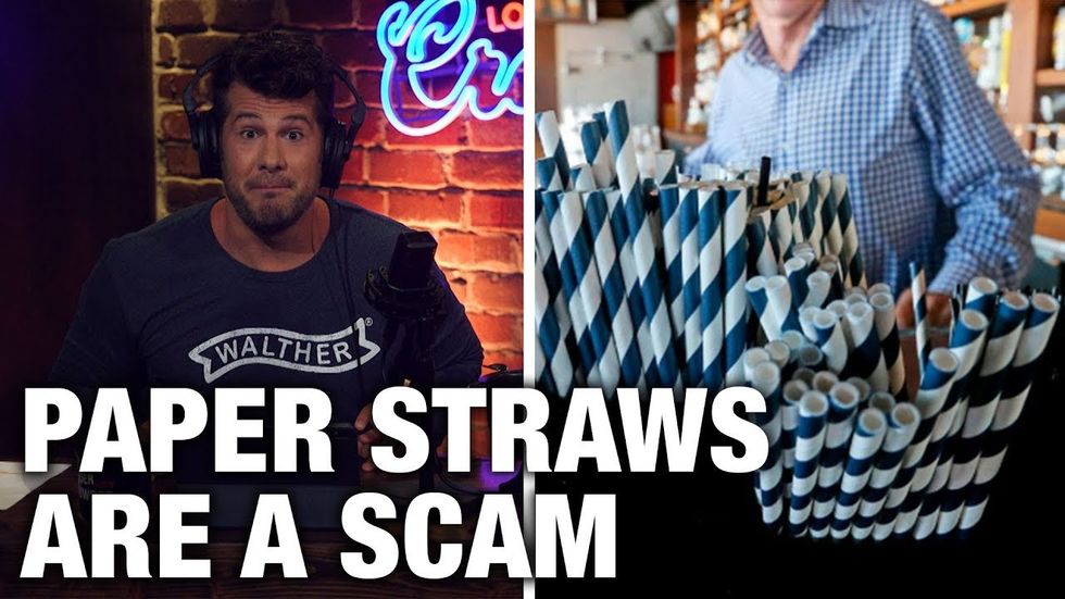Steven Crowder DEBUNKS The Paper Straw SCAM!