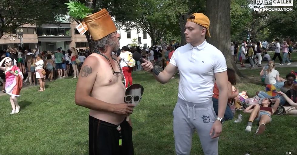 LGBT Paraders Tell 'Daily Caller' Conservatives are Threat to Freedom