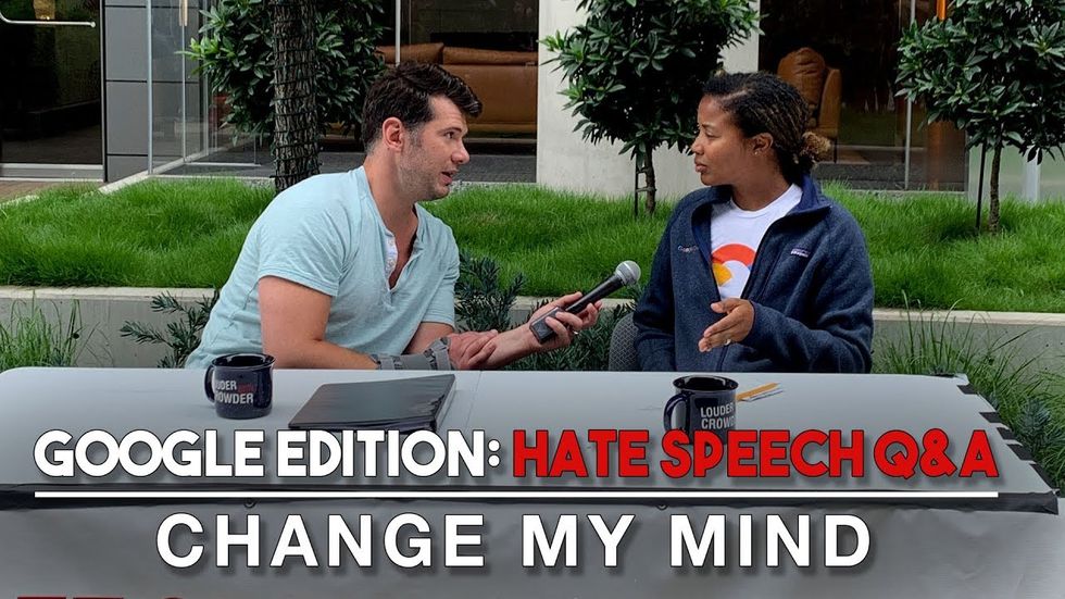Change My Mind Google Edition: Hate Speech Q&A
