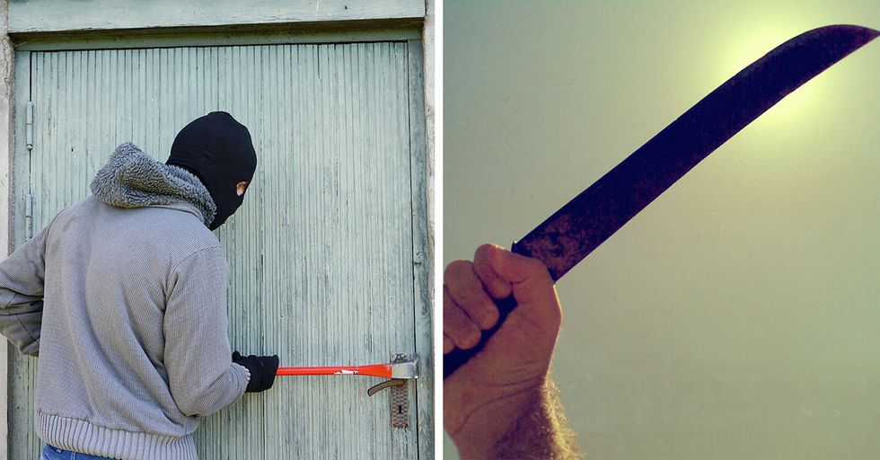 North Carolina Boy Fights off Home Invaders with a Machete