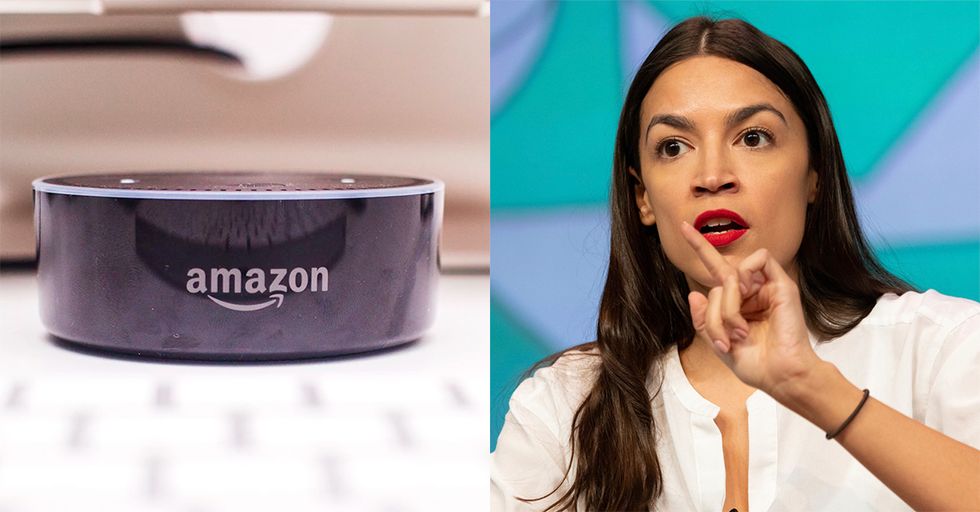 Amazon Shuts Down AOC Over 'Starvation Wages' Comment