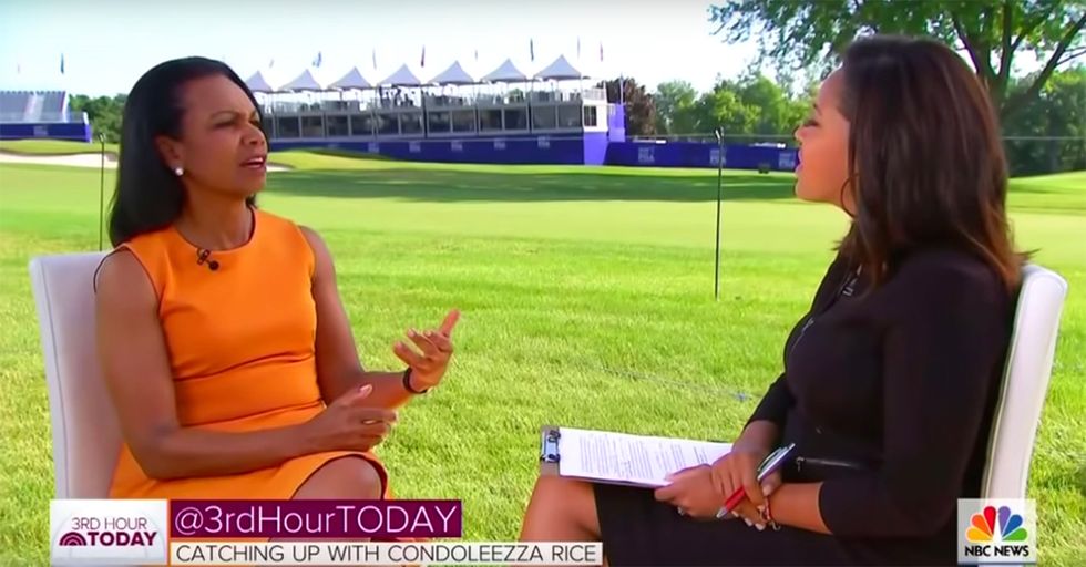 WATCH: Condoleezza Rice Has No Time for this NBC Reporter's Race Baiting
