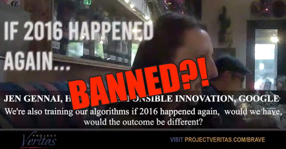 YouTube Pulls Project Veritas Video Exposing Google's Anti-Trump Schemes