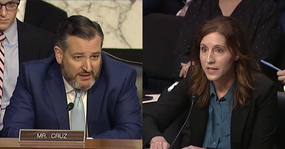 WATCH: Ted Cruz Questions YouTube Executive About Google's Anti-Conservative Bias
