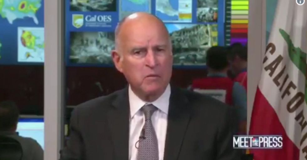 California Governor Compares Fighting Climate Change to Fighting Nazis