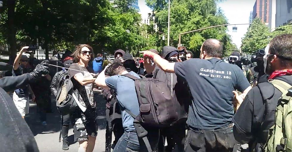 WATCH: "Fact" "Checking" Site Snopes Ignores Video of Antifa Attacking Journalist