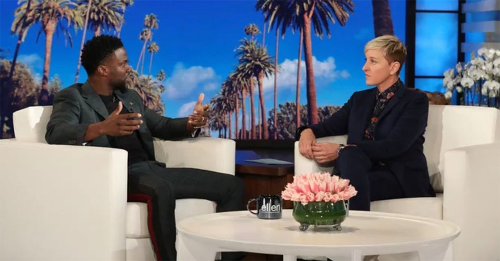 Ellen DeGeneres Defends Kevin Hart, and Of Course the Left Attacks Her