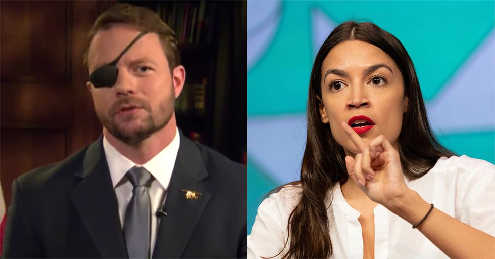 AOC Scolds Dan Crenshaw for Loaning Guns to Friends Because She Fundamentally Believes the Worst of People