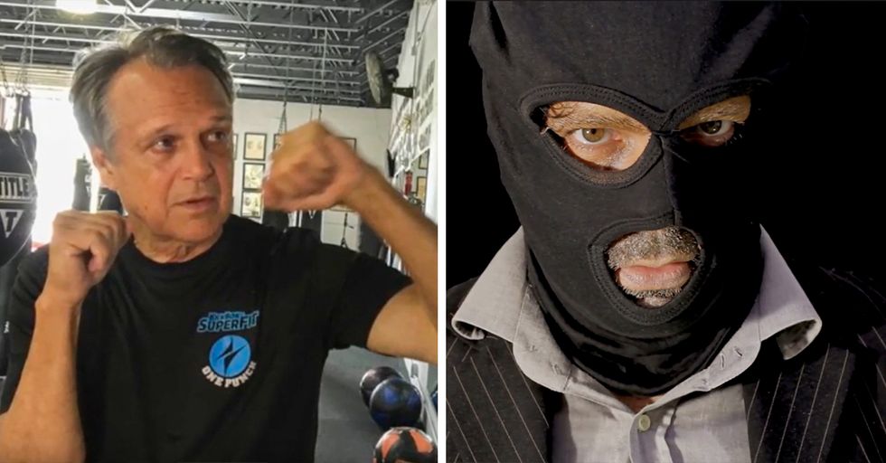 68-Year-Old Kickboxing Champ Defends Himself Against Mugger