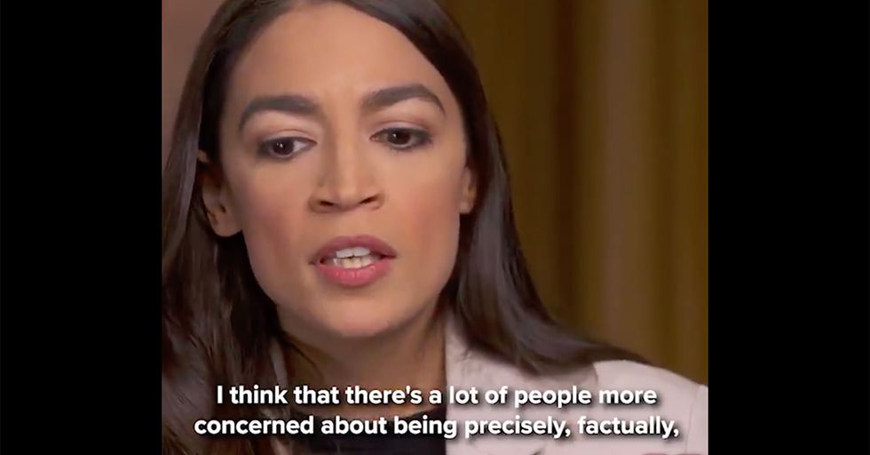 Alexandria Ocasio-Cortez Puts Being 'Morally Right' Over Factual Accuracy