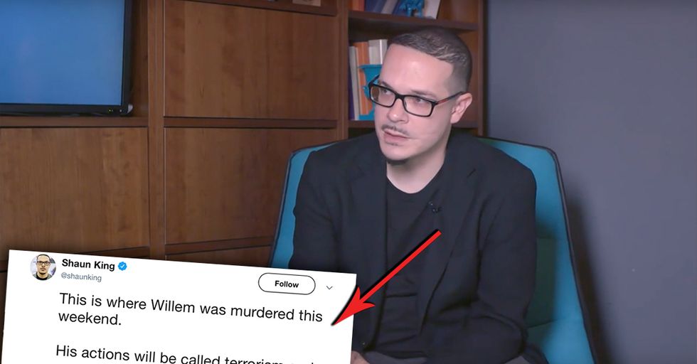Shaun King Praises Anti-ICE Firebomber, Refers to him as a Martyr