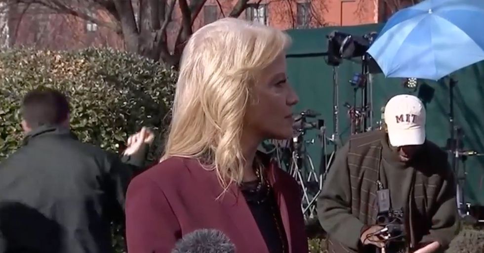 Kellyanne Conway HAMMERS "Smart Ass" Jim Acosta