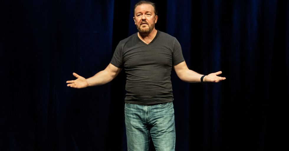Ricky Gervais Defends REAL Women Against Trans Creep Who Wanted His Balls Waxed
