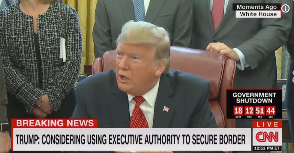 Donald Trump Just Creamed Reporter Jonathan Karl on the Shutdown
