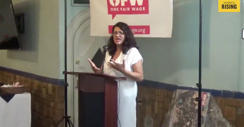 Rashida Tlaib Calls to Hike Minimum Wage up to $20