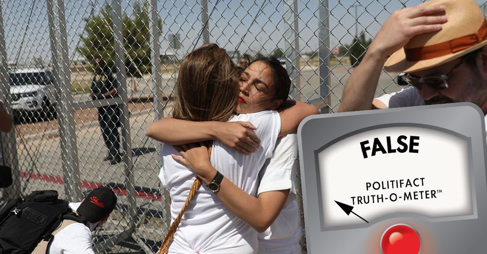 PolitiFact "Fact-Checks" That AOC Crying in Front of a Parking Lot Story