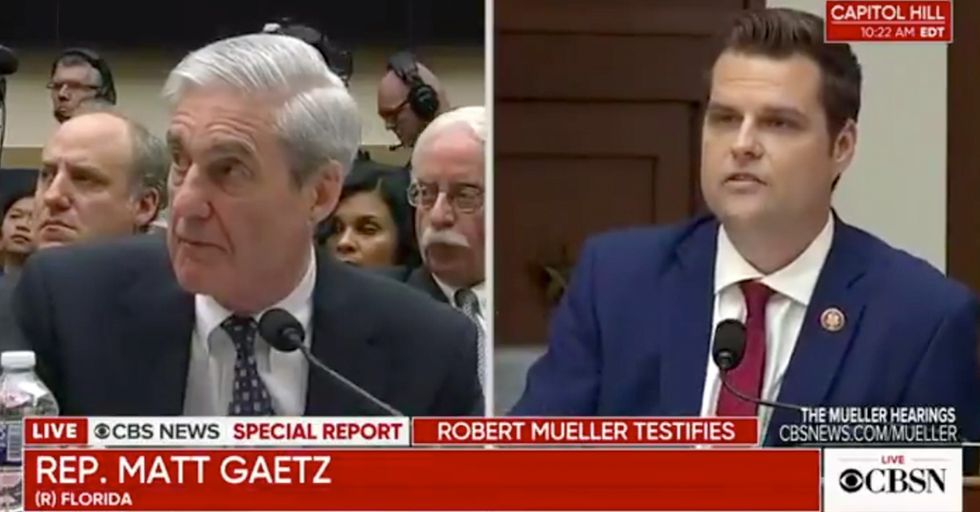 WATCH: Matt Gaetz Humiliates Mueller About Russian Steele Dossier Report