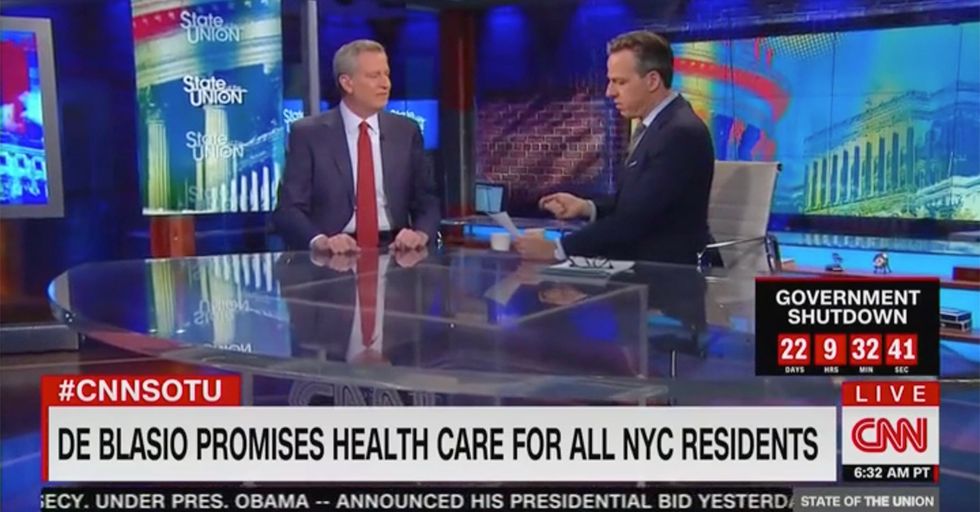 Bill De Blasio Claims the 'Wrong People' Have Too Much Money