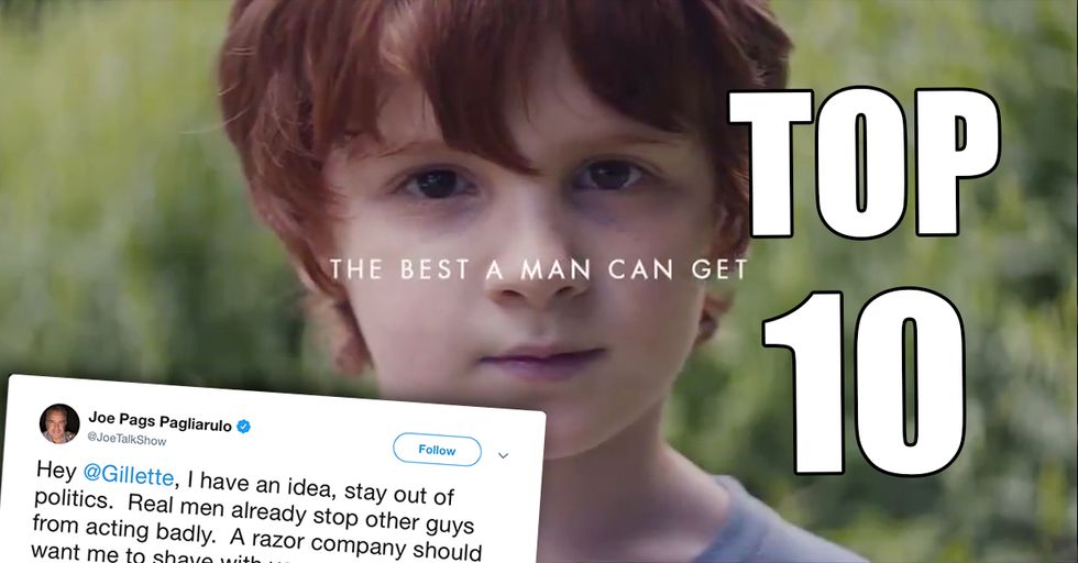 Top 10 Reactions to Gillette's Anti-Masculinity Advertisement