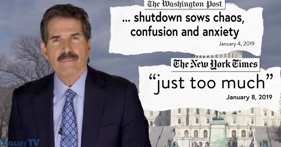 John Stossel Nails it Again: The Government Shutdown Continues. But Life Goes On!
