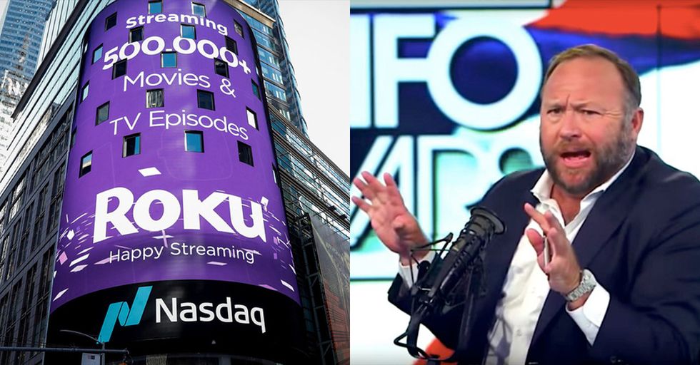 Roku Deplatforms InfoWars After Online "Backlash"