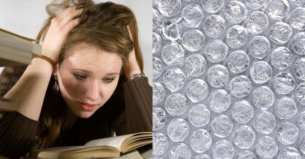 College Students Given Bubble Wrap to Help with Stress. But Even That Stresses Them Out.