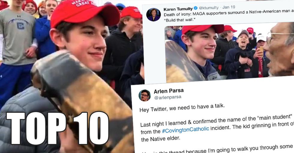 Top Ten WORST Reactions to the Covington Catholic Teen March for Life Video
