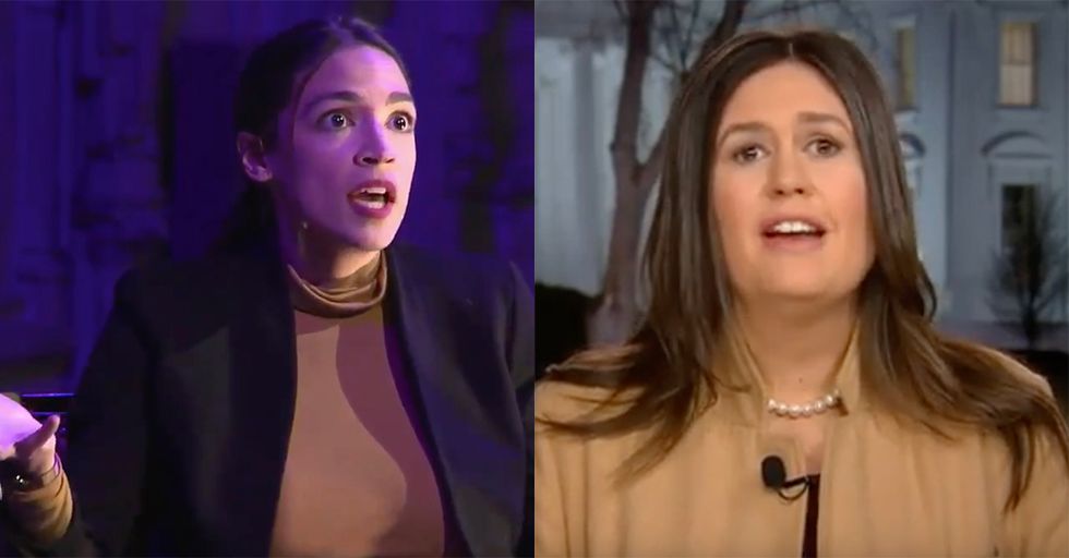 Sarah Sanders on AOC's "The World is Ending" Claim: LOLWUT? [VIDEO]