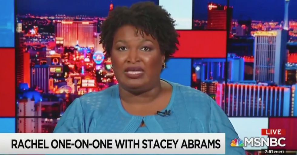 Democrat Stacey Abrams Claims Republicans Will Scare Voters 'of Color'