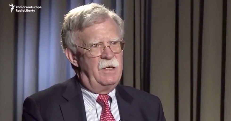 Uh oh. Here's Video of John Bolton Saying Trump's Call with Ukraine was 'Warm and Cordial'