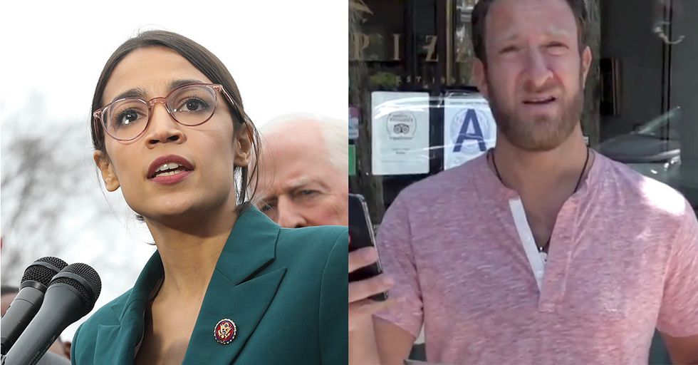 Pro-Union AOC Challenges Dave Portnoy on Twitter. He Fires the Anti-PC Cannon...