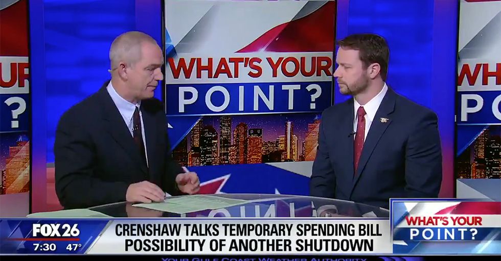 Dan Crenshaw Puts Democrats on Notice Over Upcoming Wall Debate