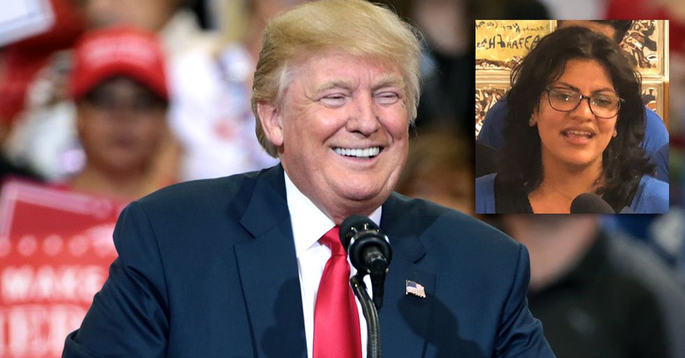 Donald Trump Nails Rep. Rashida Tlaib with the Sickest Burn of His Career