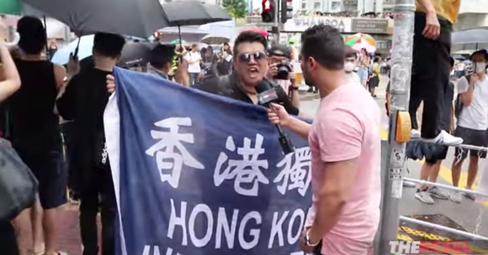 WATCH: People of Hong Kong Plead for Trump's Help Against China