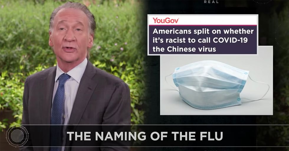 Bill Maher UNLOADS on Liberals Crying Racism Over 'Chinese Virus'