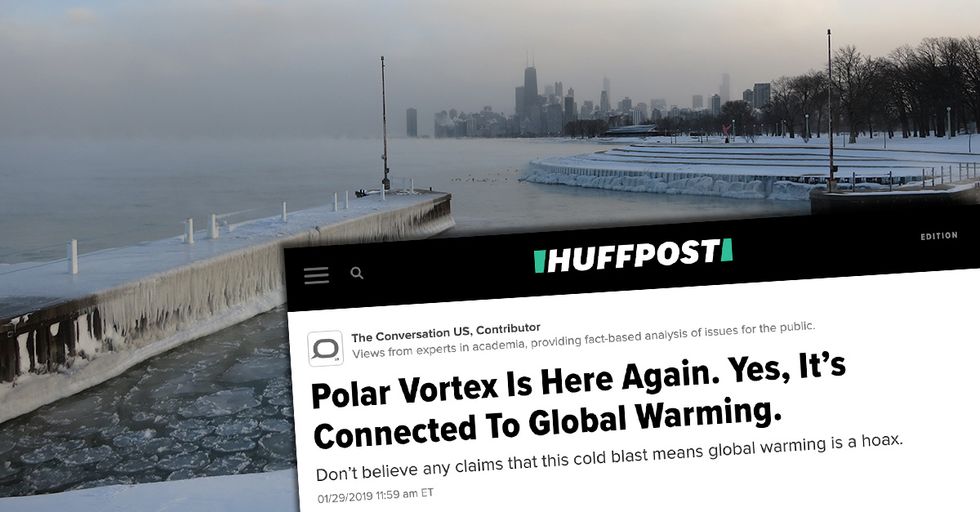 Huffington Post Insists the Chilling Polar Vortex Doesn't Dispel "Global Warming." Okay Then.