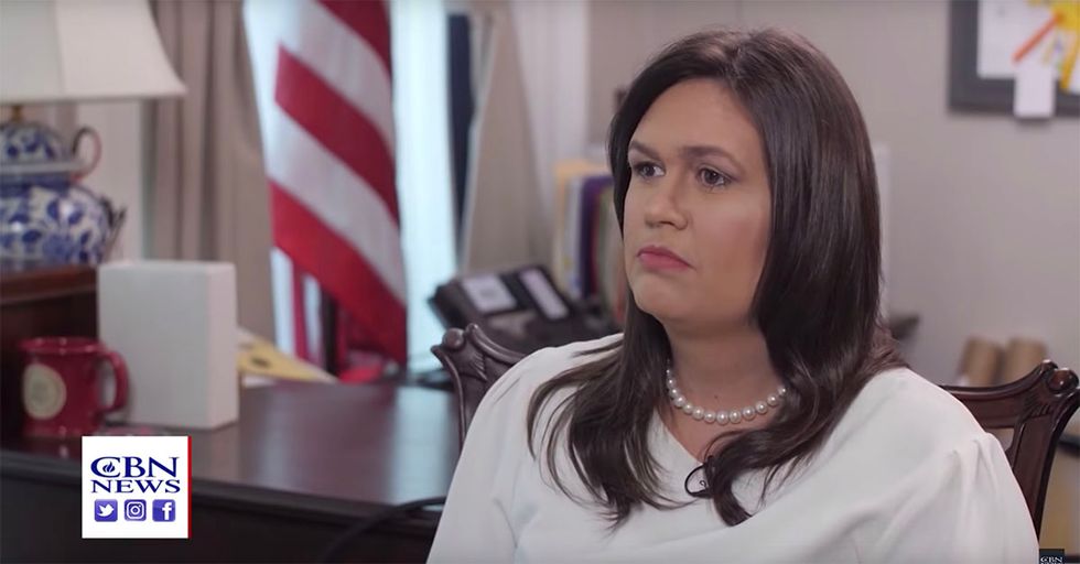VIDEO: Sarah Sanders Addresses "Angry" White House Press Corps