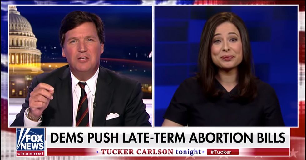 Rabid Pro-Abortion Woman Refuses to Condemn Virginia Governor's Infanticide Comments on Tucker Carlson's Show