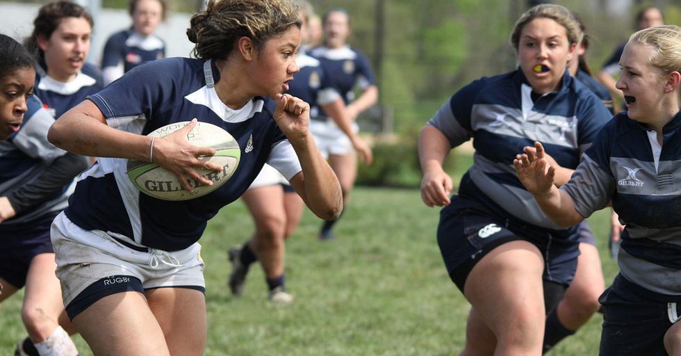 Transwoman Rugby Player Bends Players Like "Deckchairs"