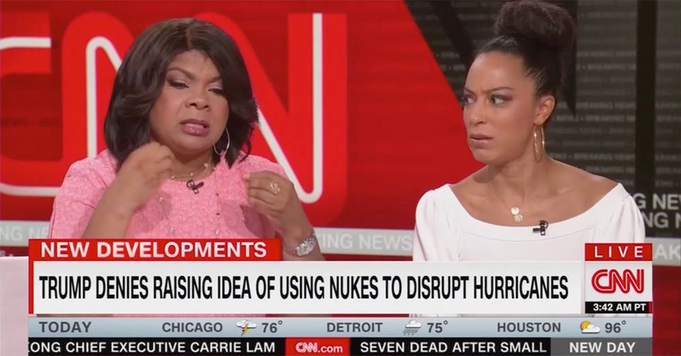 CNN's April Ryan: Trump Wanting to Nuke Hurricanes is Racist