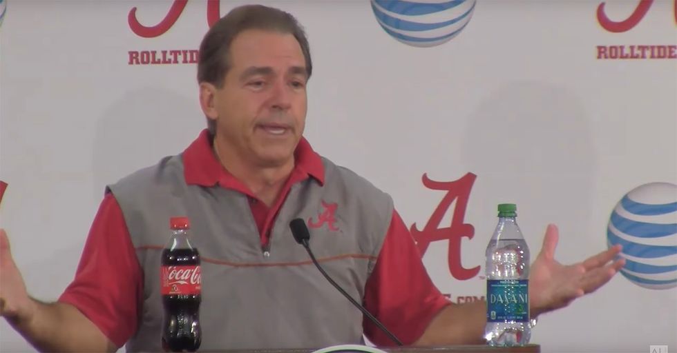 FLASHBACK: Alabama's Nick Saban's Shoots Straight on Second Chances [VIDEO]