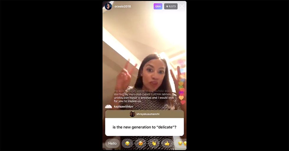 WATCH: AOC Wants You to Know Her Generation is More Badass Than You