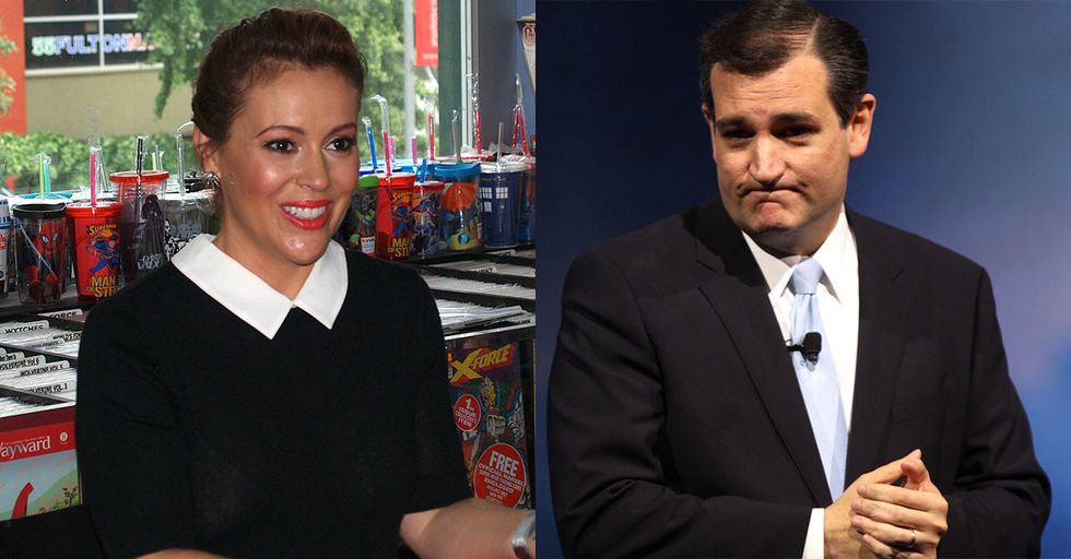 SHOWDOWN: Alyssa Milano Challenges Ted Cruz to a Gun Debate. He Accepts!