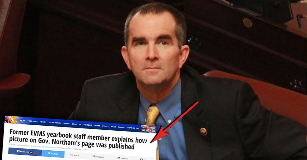 Yearbook Staffer Refutes Ralph Northam's Excuses for Racist Photo
