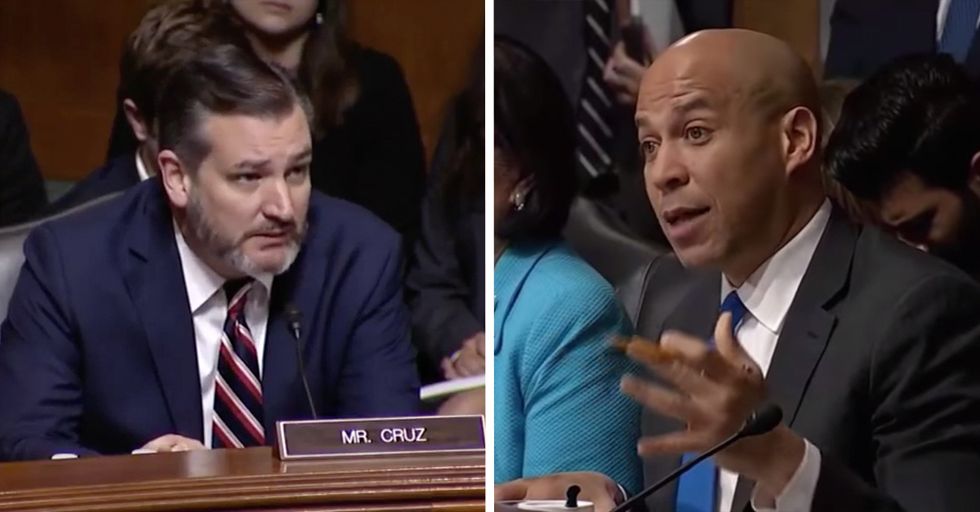 Ted Cruz Nails Cory Booker, Democrats For Religious Test Questions for Neomi Rao