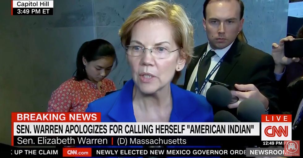 WATCH: Elizabeth Warren Tries Saving Her Disastrous Campaign After 'American Indian' Reveal