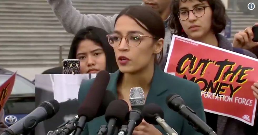 Alexandria Ocasio-Cortez Attacks ICE. Also, An MS-13 Gang Member Murdered Someone in Her District