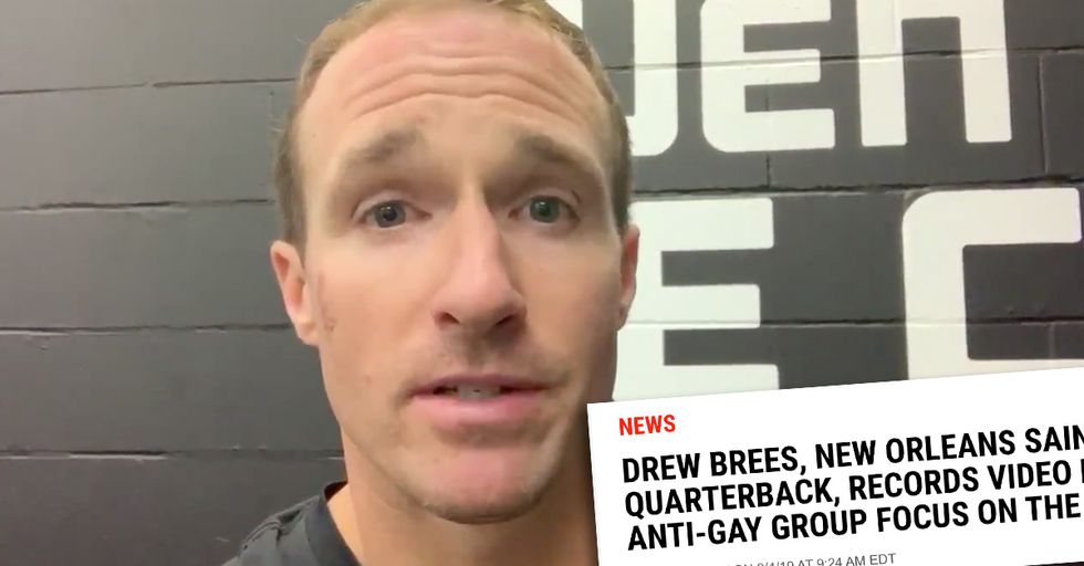 Newsweek Tries Maligning Drew Brees as Anti-LGBTQ. He Responds.