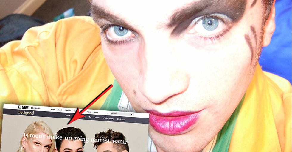 Leftists Suggest Men Wearing Makeup is the New Normal
